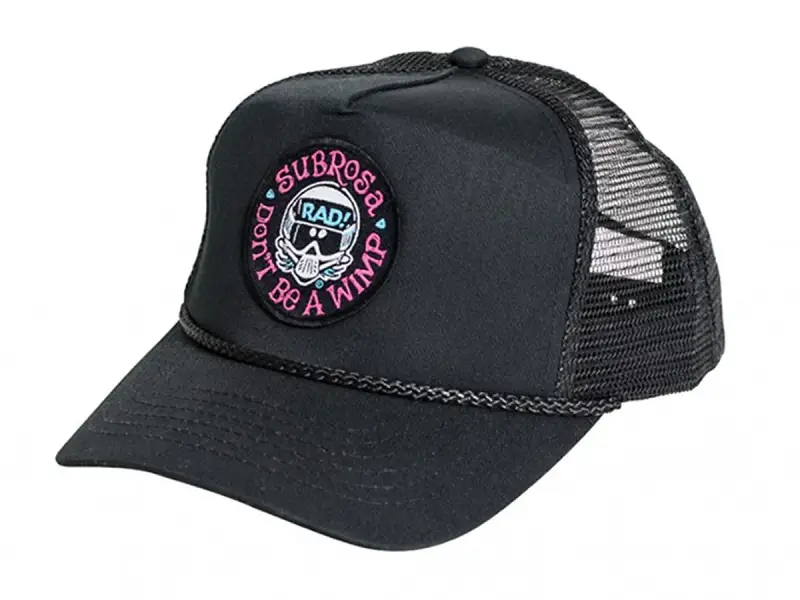 Subrosa Bikes x Radical Rick "No Wimps Trucker" Kappe - Black