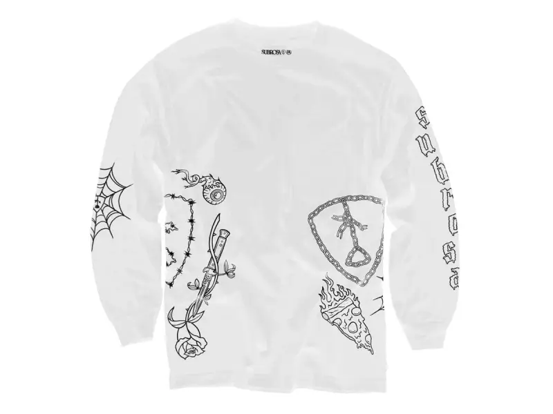 Subrosa Bikes "Yung Rose" Longsleeve - White