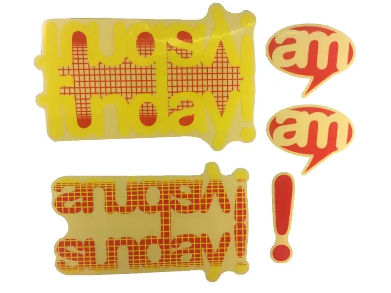 Sunday Bikes "AM" Stickerset