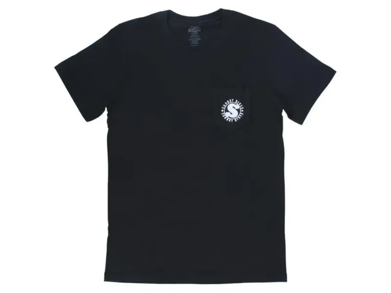 Sunday Bikes "Badge Pocket" T-Shirt - Black