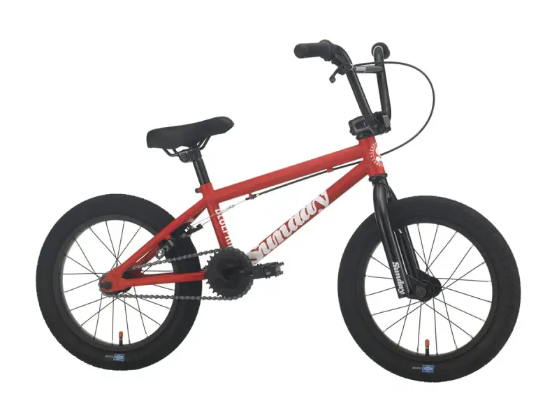 Sunday Bikes "Blueprint 16" 2021 BMX Rad - 16 Zoll - Matte Red