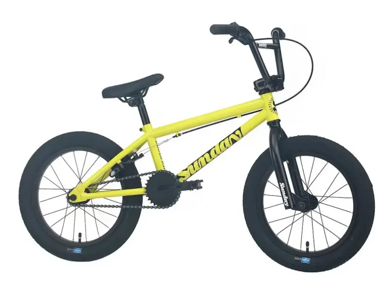 Sunday Bikes "Blueprint 16" 2023 BMX Bike - 16 Inch - Gloss Bright Yellow