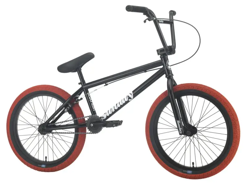 Sunday Bikes "Blueprint" 2021 BMX Bike - Black/Red