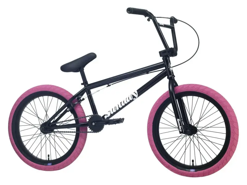 Sunday Bikes "Blueprint" 2022 BMX Bike - Black/Pink
