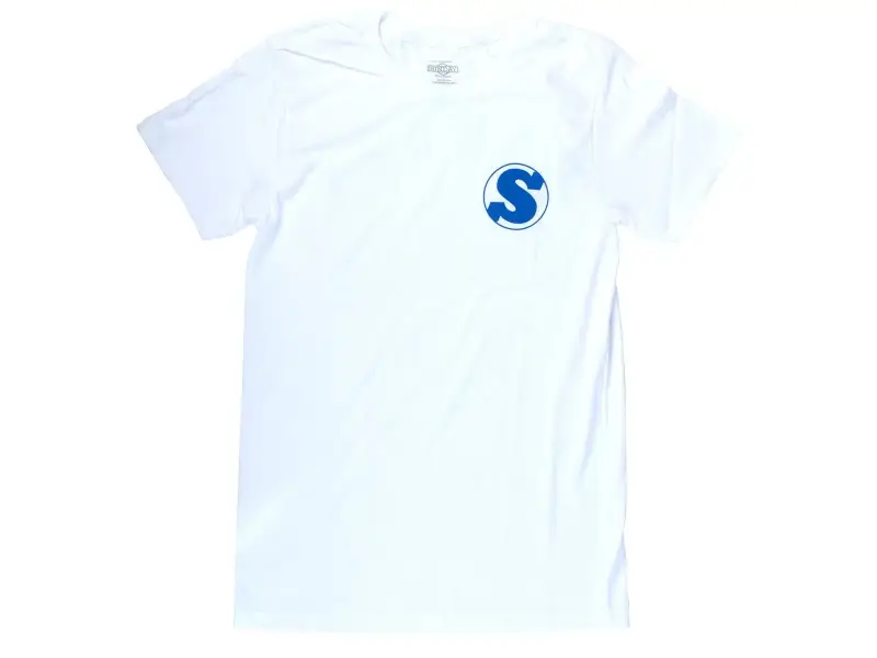 Sunday Bikes "Bullpen" T-Shirt - White/Blue