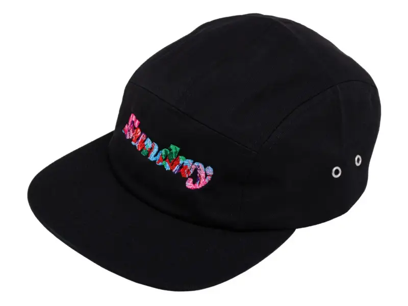 Sunday Bikes "Classy 5-Panel Camper" Cap - Black/Multicolor