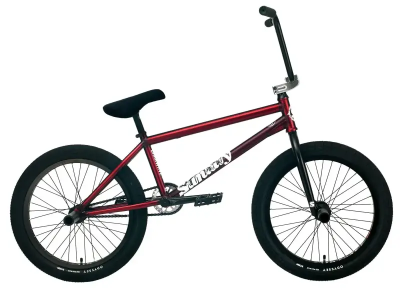 Sunday Bikes "Darkwave Broc Raiford" 2022 BMX Bike - Matte Trans Red - Freecoaster - LHD
