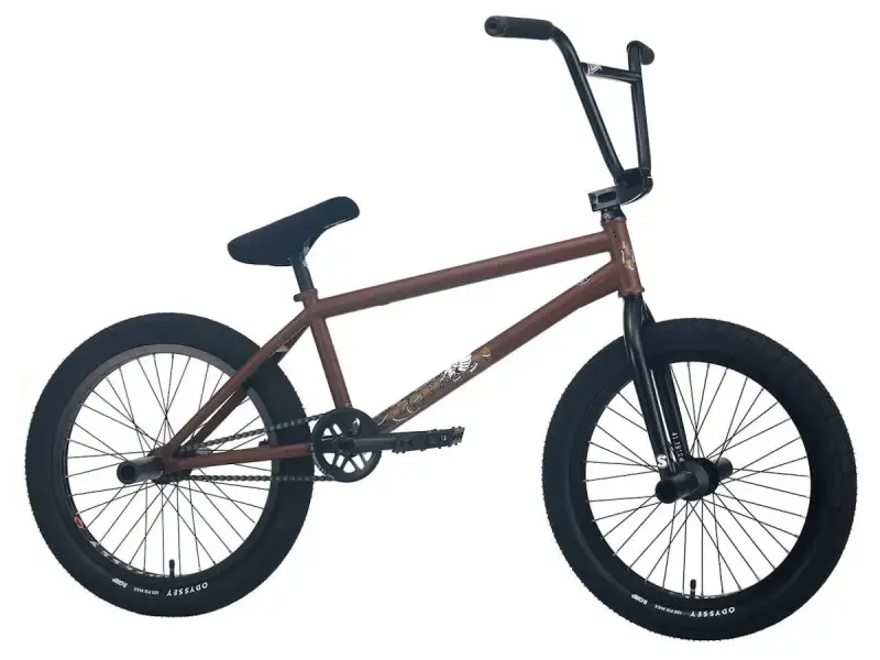 Sunday Bikes "Darkwave Broc Raiford" 2023 BMX Bike - Matte Dark Brown - Freecoaster - RHD