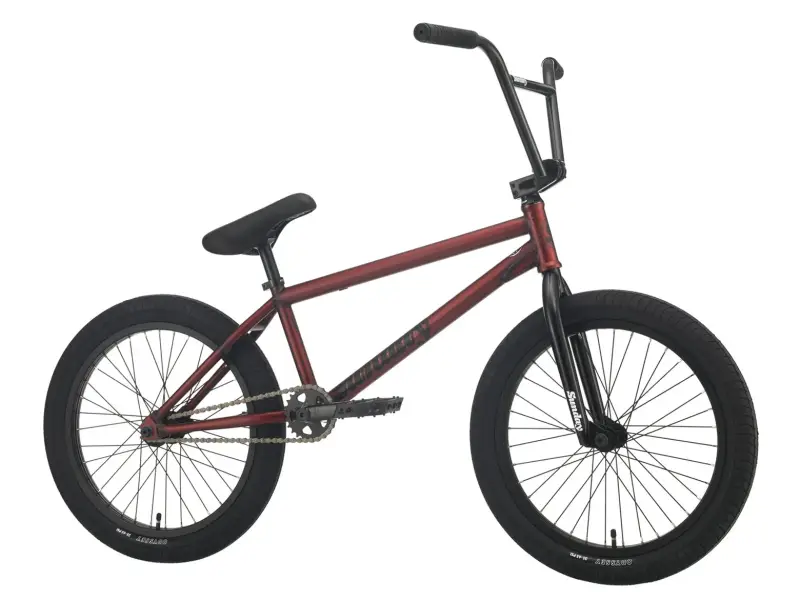 Sunday Bikes "EX Erik Elstran" 2021 BMX Rad - Matte Trans. Red - Freecoaster