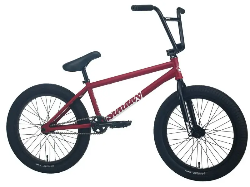 Sunday Bikes "Forecaster" 2023 BMX Bike - Matte Maroon - Freecoaster