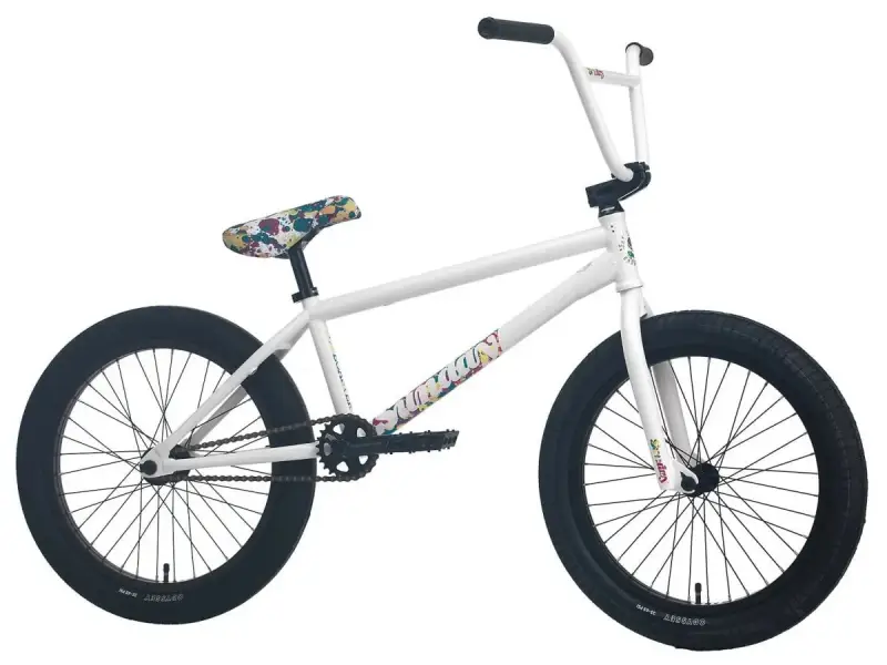 Sunday Bikes "Forecaster Aaron Ross" 2023 BMX Rad - Gloss White - Freecoaster
