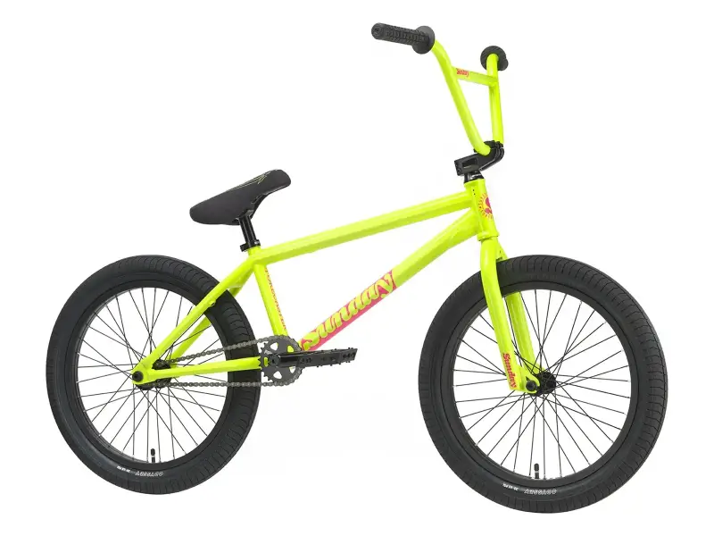 Sunday Bikes "Forecaster Aaron Ross" 2027 BMX Rad - Gloss Fluorescent Yellow - Freecoaster