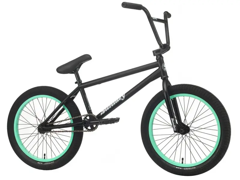 Sunday Bikes "Forecaster Alec Siemon" 2020 BMX Bike - Matte Black / Toothpaste - Freecoaster