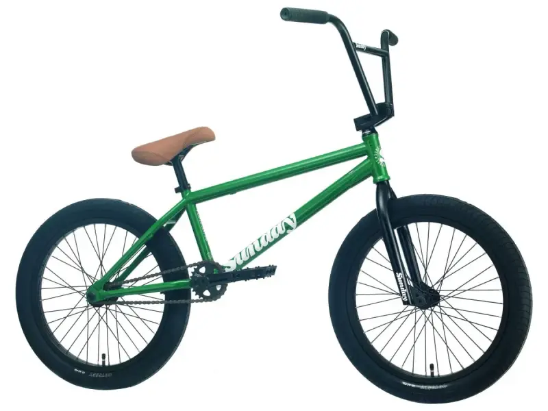 Sunday Bikes "Forecaster Alec Siemon" 2022 BMX Bike - Green - Freecoaster