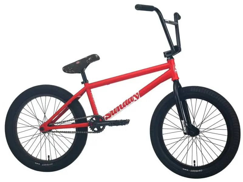 Sunday Bikes "Forecaster Brett Silva" 2023 BMX Rad - Matte Fire Engine Red