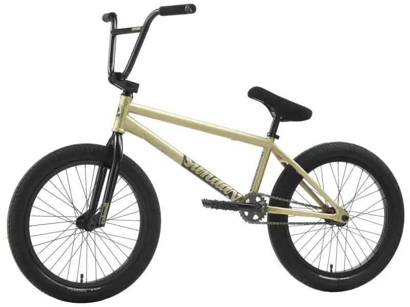 Sunday Bikes "Forecaster LHD Broc Raiford" 2025 BMX Rad - Matte Metallic Gold - Freecoaster - LHD