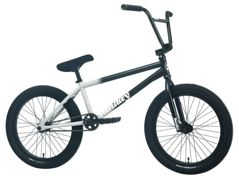 Sunday Bikes "Forecaster RHD Broc Raiford" 2022 BMX Bike - Black-Grey Fade - Freecoaster - RHD