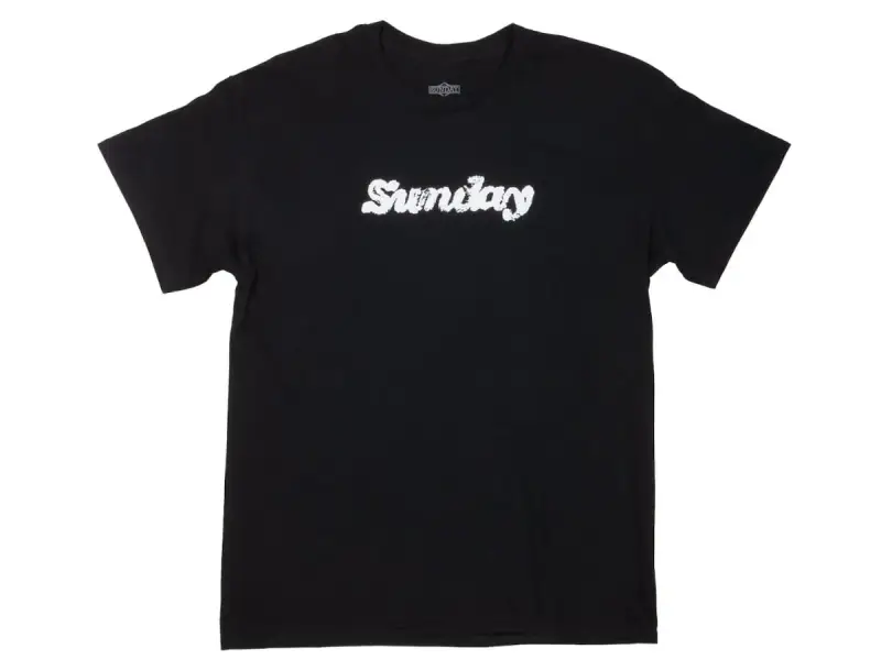 Sunday Bikes "Hard Print" T-Shirt - Black
