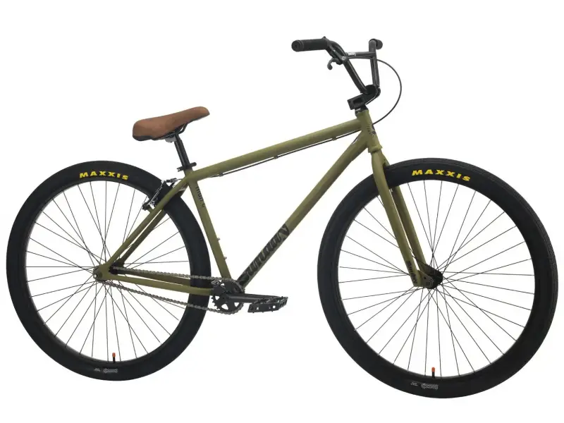 Sunday Bikes "High C 29" 2021 BMX Cruiser Bike - Matte Army Green - 29 Inch