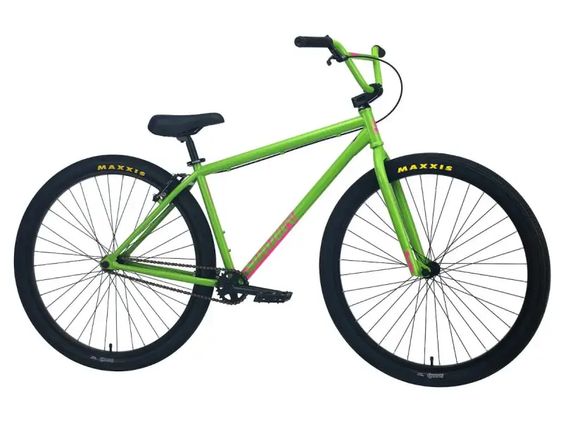 Sunday Bikes "High C 29" 2023 BMX Cruiser Rad - Gloss Watermelon Green - 29 Zoll