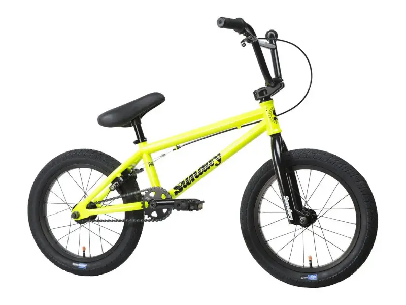 Sunday Bikes "Primer 16" 2017 BMX Rad - 16 Zoll - Fluorescent Yellow