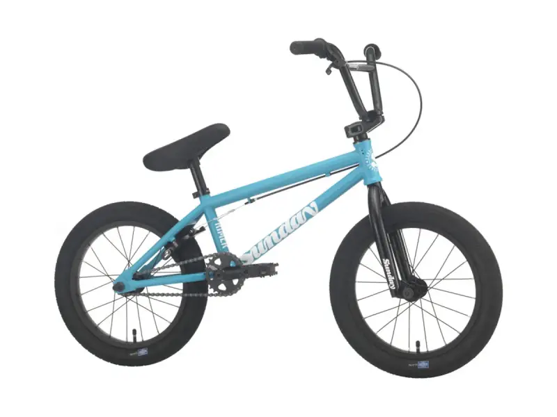 Sunday Bikes "Primer 16" 2021 BMX Rad - 16 Zoll - Matt Surf Blue