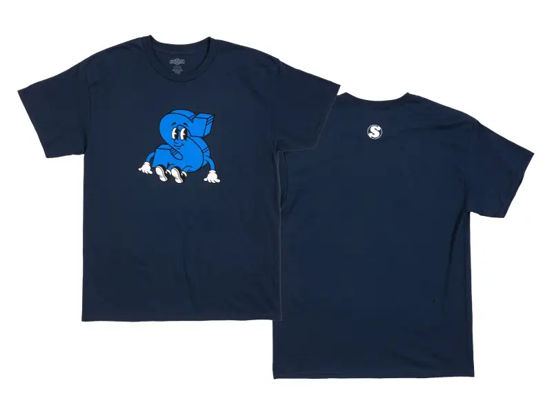 Sunday Bikes "S-Man" T-Shirt - Navy Blue