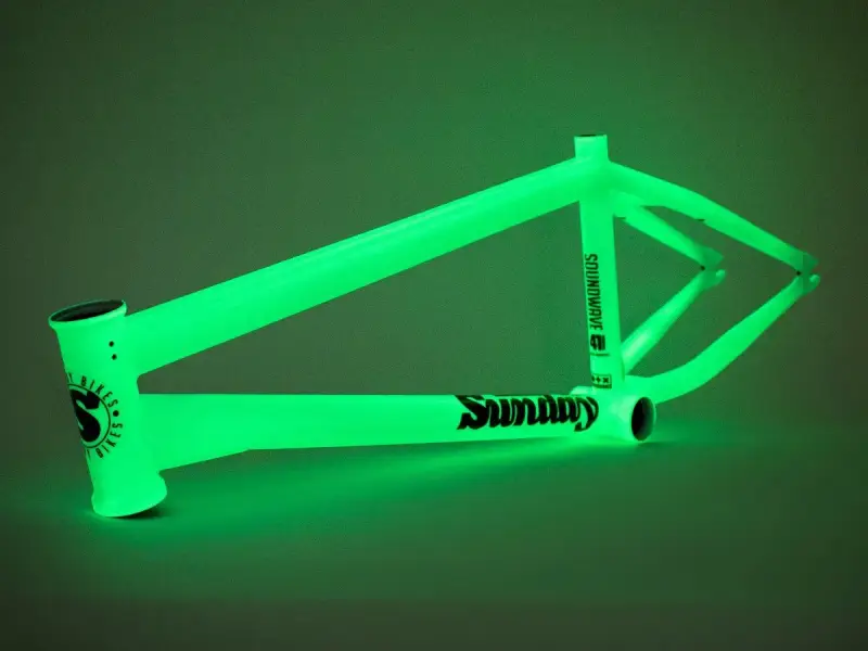 Sunday Bikes "Soundwave V3" 2020 BMX Frame - Glow In The Dark