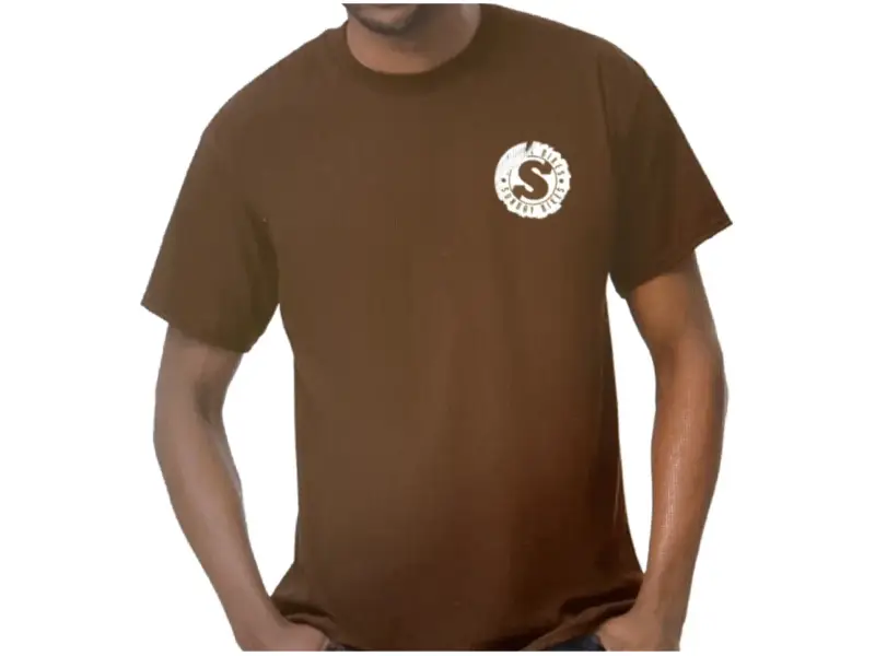 Sunday Bikes "Sticker" T-Shirt - Brown