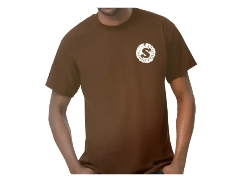 Sunday Bikes "Sticker" T-Shirt - Brown