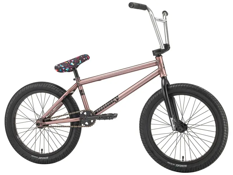 Sunday Bikes "Street Sweeper Jake Seeley" 2018 BMX Bike - Trans Rose Gold - Freecoaster - RHD