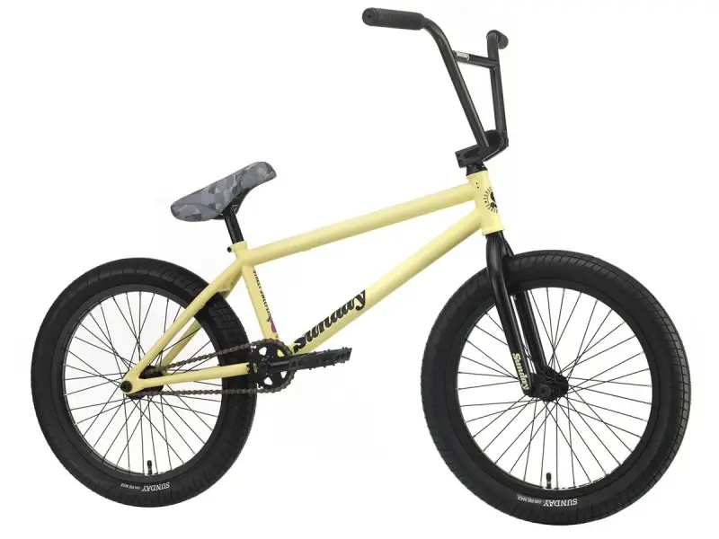 Sunday Bikes "Street Sweeper LHD Jake Seeley" 2020 BMX Rad - Matte Yellow - Freecoaster - LHD