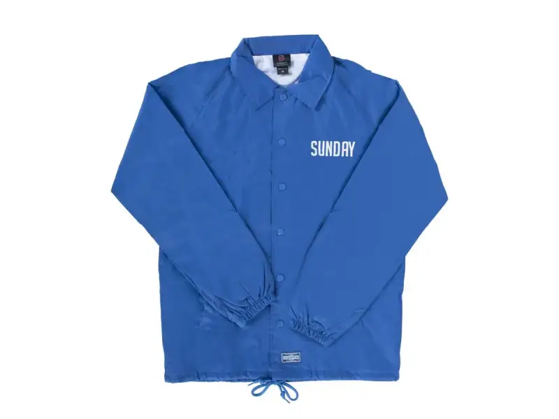 Sunday Bikes "Strength Security" Coach Jacket - Royal Blue
