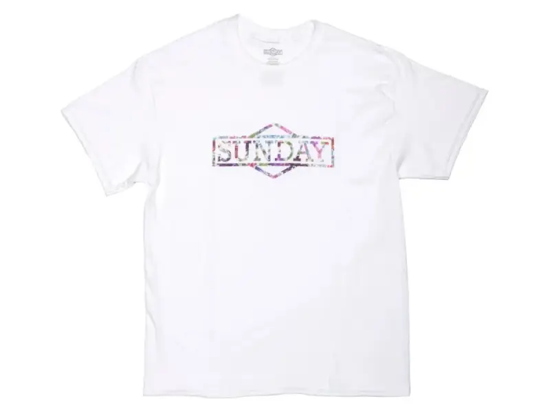 Sunday Bikes "Wallflower" T-Shirt - White