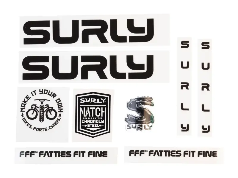Surly "Intergalactic" Rahmenaufkleber Set