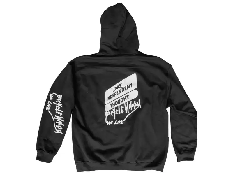 Bicycle Union "We Live" Hooded Pullover - Black