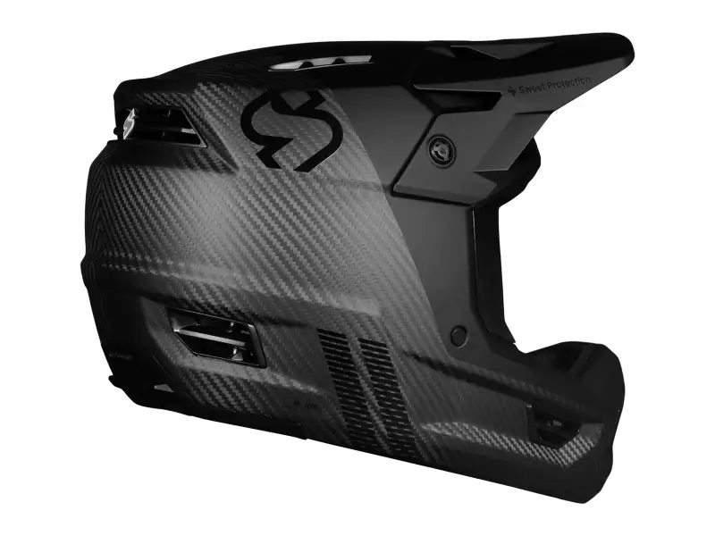 Sweet Protection "Fixer Carbon 2Vi Mips" Fullface Helm - Matte Black Carbon