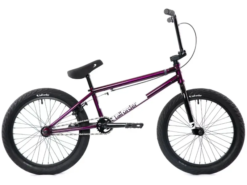 Tall Order "Pro Park" 2021 BMX Rad - Gloss Translucent Purple (20.85" TT)