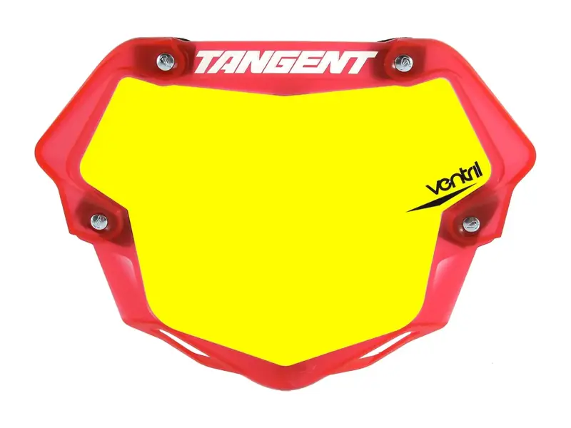 Tangent "Ventril 3D Translucent" BMX Race Nummernschild