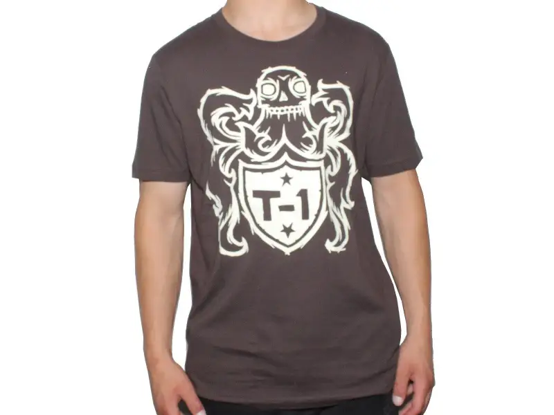 Terrible One "Crest" T-Shirt - Brown