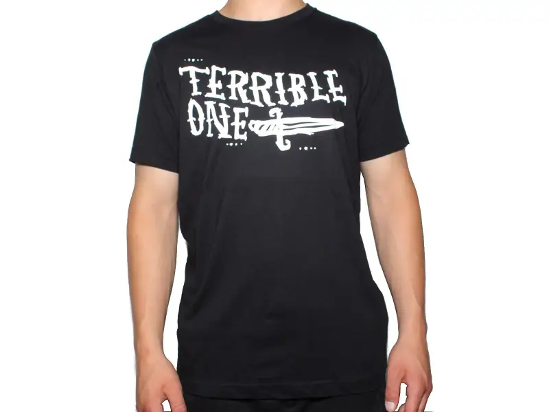 Terrible One "Knife" T-Shirt - Black/White