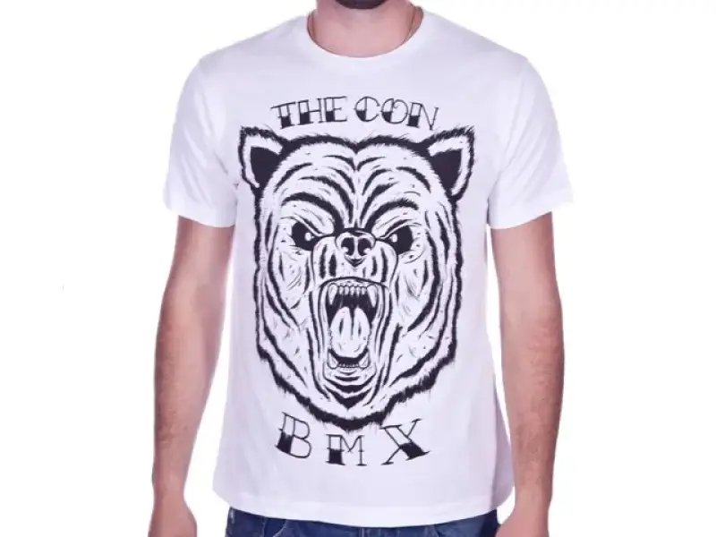 The Con BMX "White Grizzly" T-Shirt