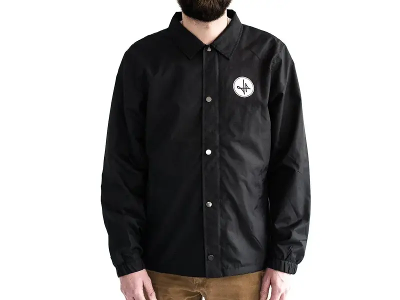 The Fella BMX "Coach" Windbreaker Jacket - Black