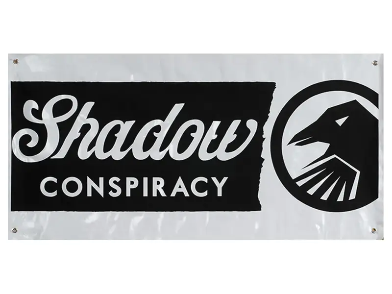 The Shadow Conspiracy Banner - White/Black