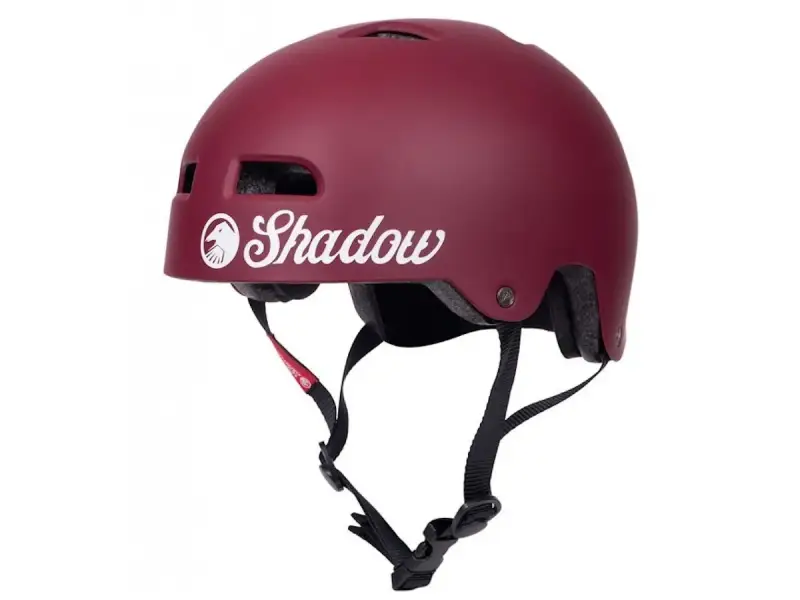 The Shadow Conspiracy "Classic" BMX Helmet - Matte Burgundy