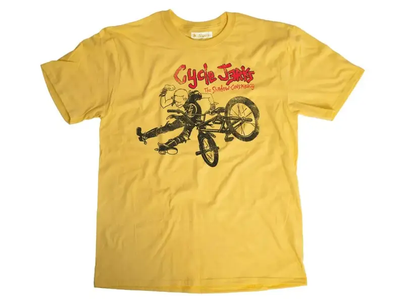 The Shadow Conspiracy "Cycle Jerks" T-Shirt - Lemon Zest
