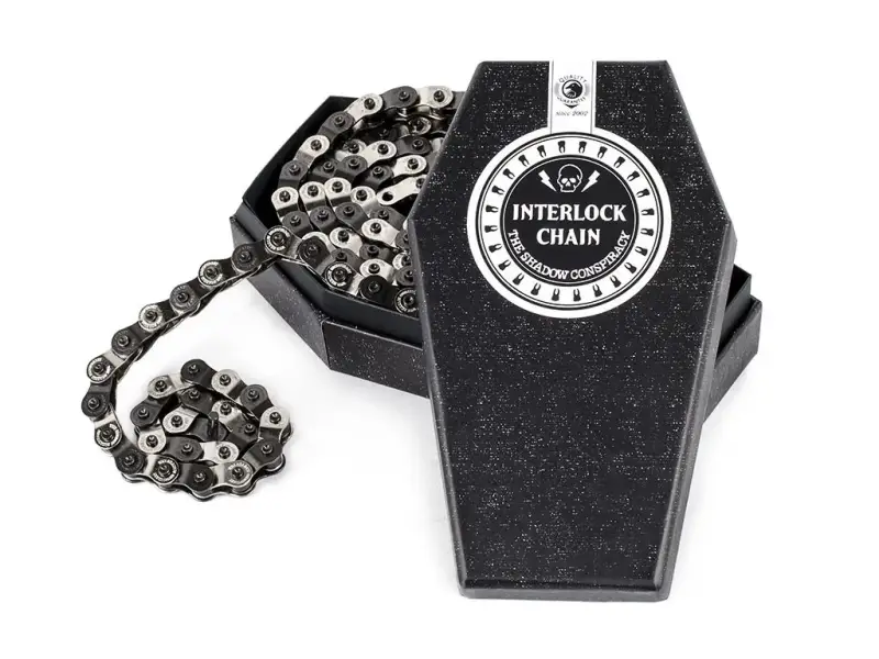 The Shadow Conspiracy "Interlock V2" Halflink Chain - Silver/Black