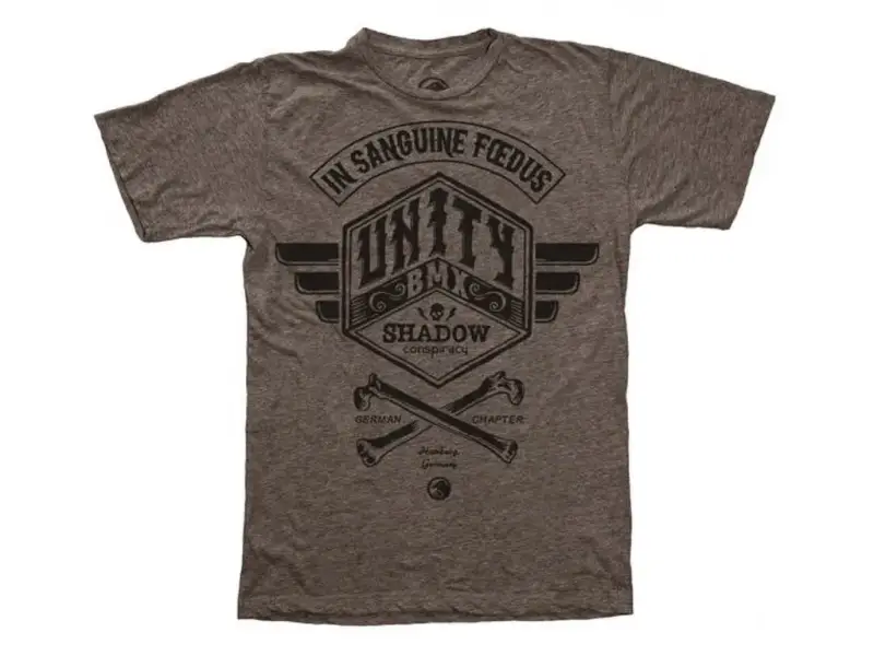The Shadow Conspiracy "Unity BMX Blood" T-Shirt - Heather Chocolate