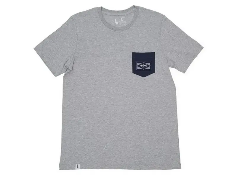 The Trip "Diamond Pocket" T-Shirt - Light Grey