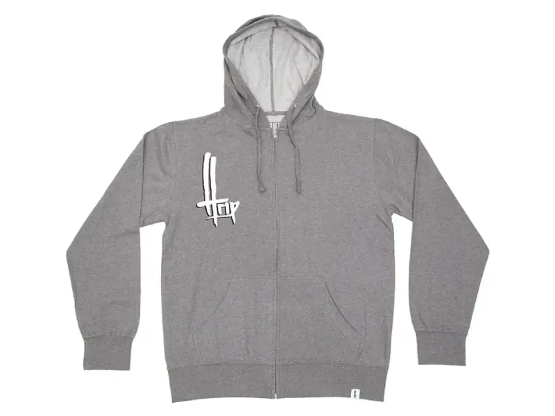 The Trip "OG" Hooded Zipper - Heather Grey